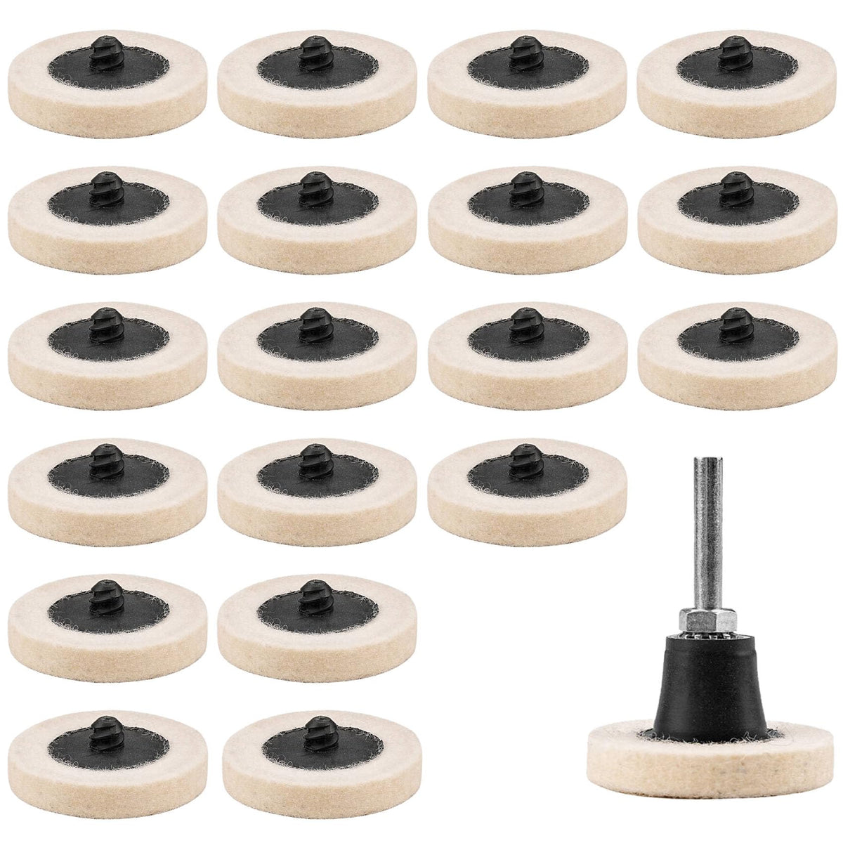NuoDunco 2-inch quick-change disc for side-use detailing on tight surfaces.