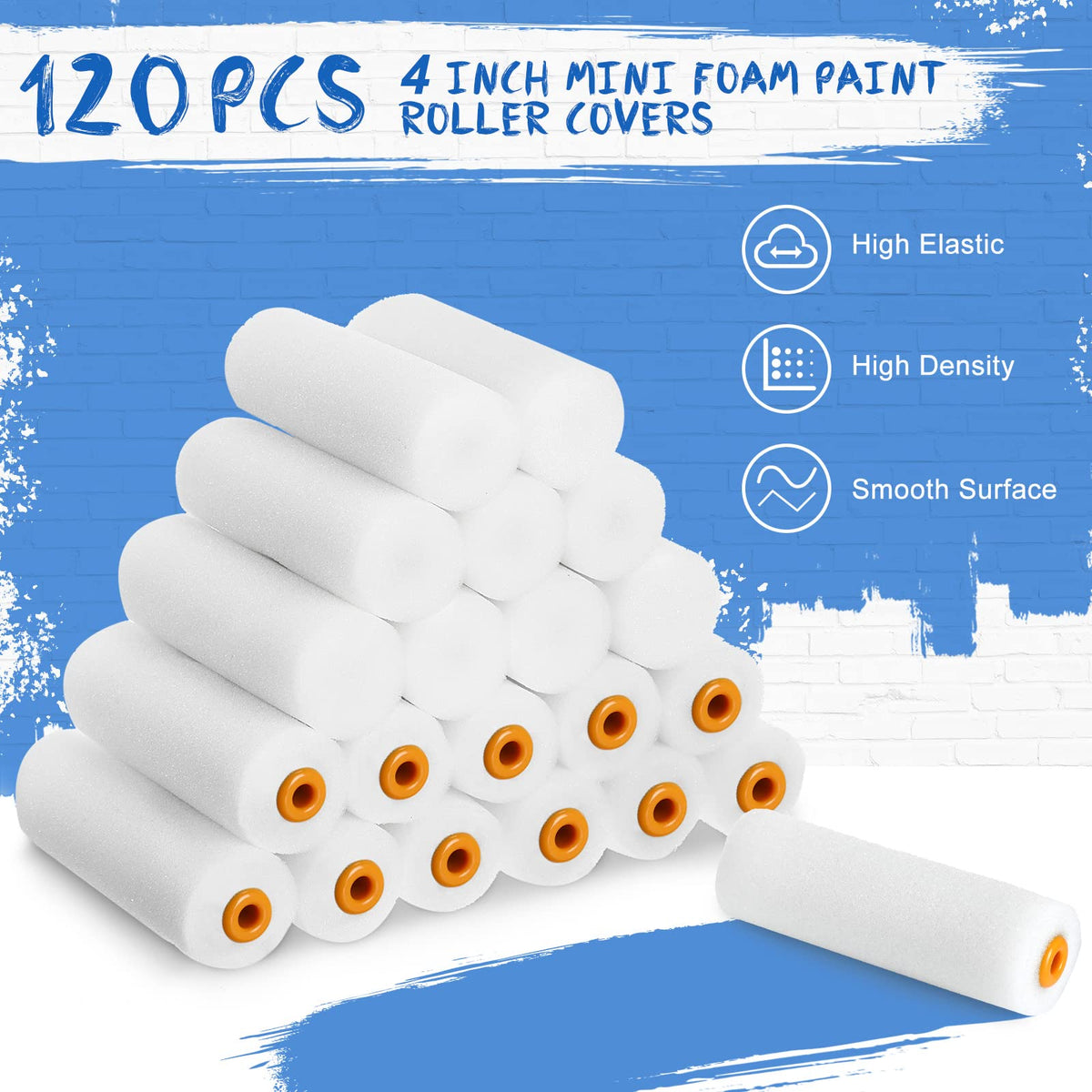 Nuogo high-density foam delivers a smooth finish with minimal texture.