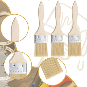 Nuogo smooth, sanded wooden handle reduces fatigue during long painting sessions