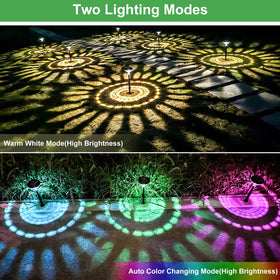 Nupostai warm white pathway lights provide steady, safe illumination for night walks