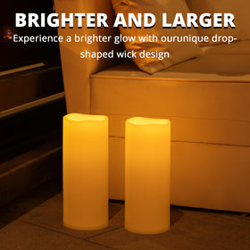 NURADA outdoor candle adds long-lasting ambience to porch or patio.