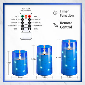 NURADA warm ambient table decor candles for weddings and dinners