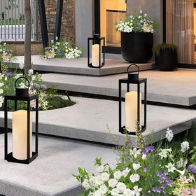 NURADA warm yellow LED glow creates inviting outdoor spaces