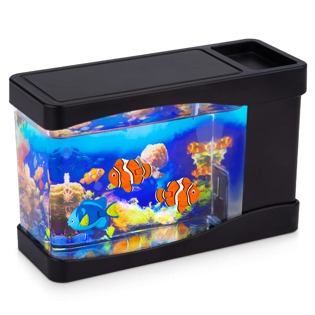 Nurily gift box-ready aquarium night light makes a thoughtful present.