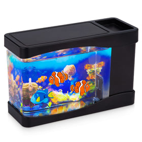 Nurily gift box-ready aquarium night light makes a thoughtful present.