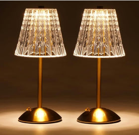 Nusogon crystal lamp shade adds elegant, cozy lighting to your space.