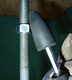 NutBoss used with a drill demonstrates compatibility with power tools.