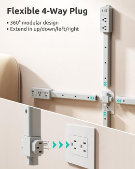 Nutict wall-mount option provides secure, damage-free installation