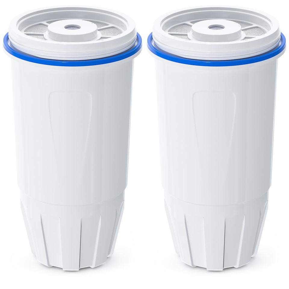 Nuttuto water filter two-pack box for convenient replacements.