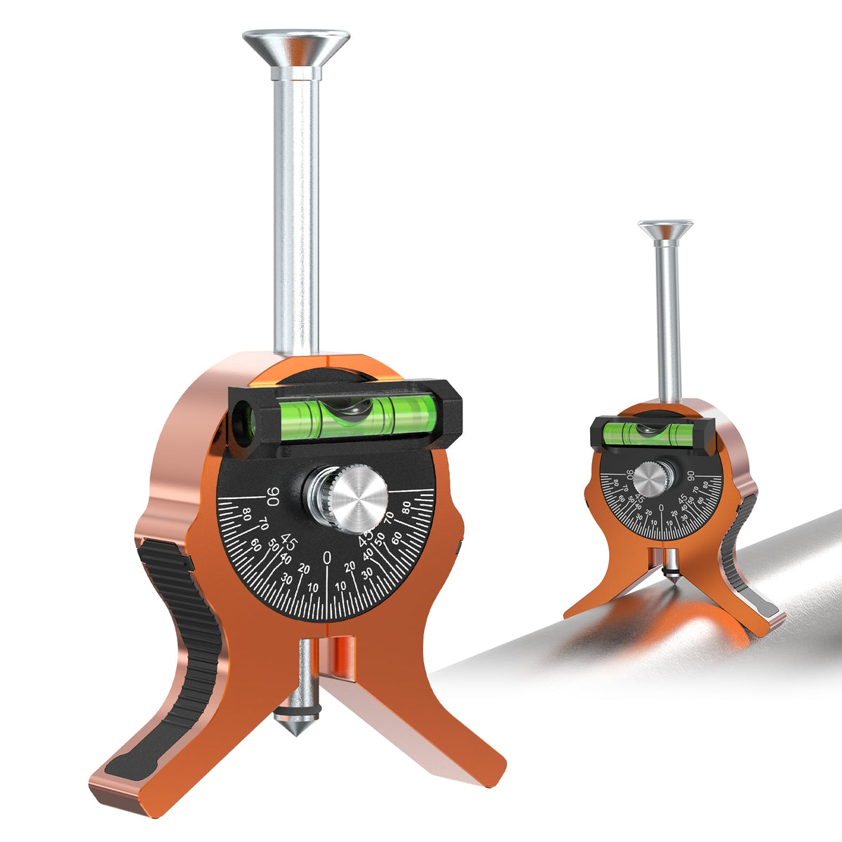 Nuvium pipe center finder with Y-shape base for stable, precise center marking.