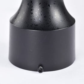 Nuvo 3 Light post lantern supports standard bulbs for easy replacement.