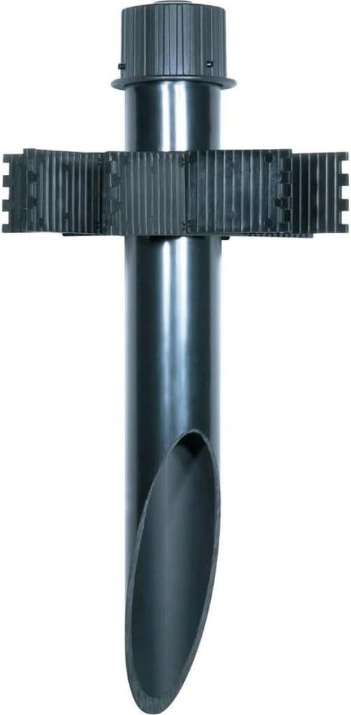 Nuvo outdoor light stake mounting post with 18-inch height for landscape lighting.