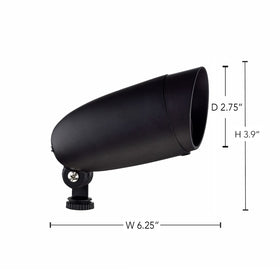 Nuvo SF76/646 outdoor floodlight highlights architecture with PAR20 lighting