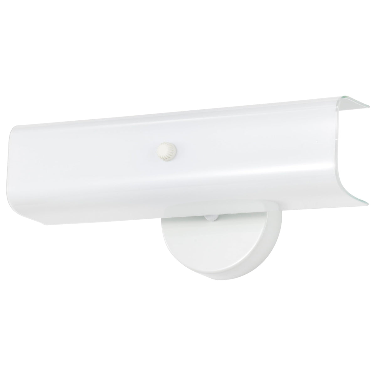 Nuvo SF77/087 white finish vanity light mounted on wall