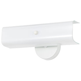 Nuvo SF77/087 white finish vanity light mounted on wall