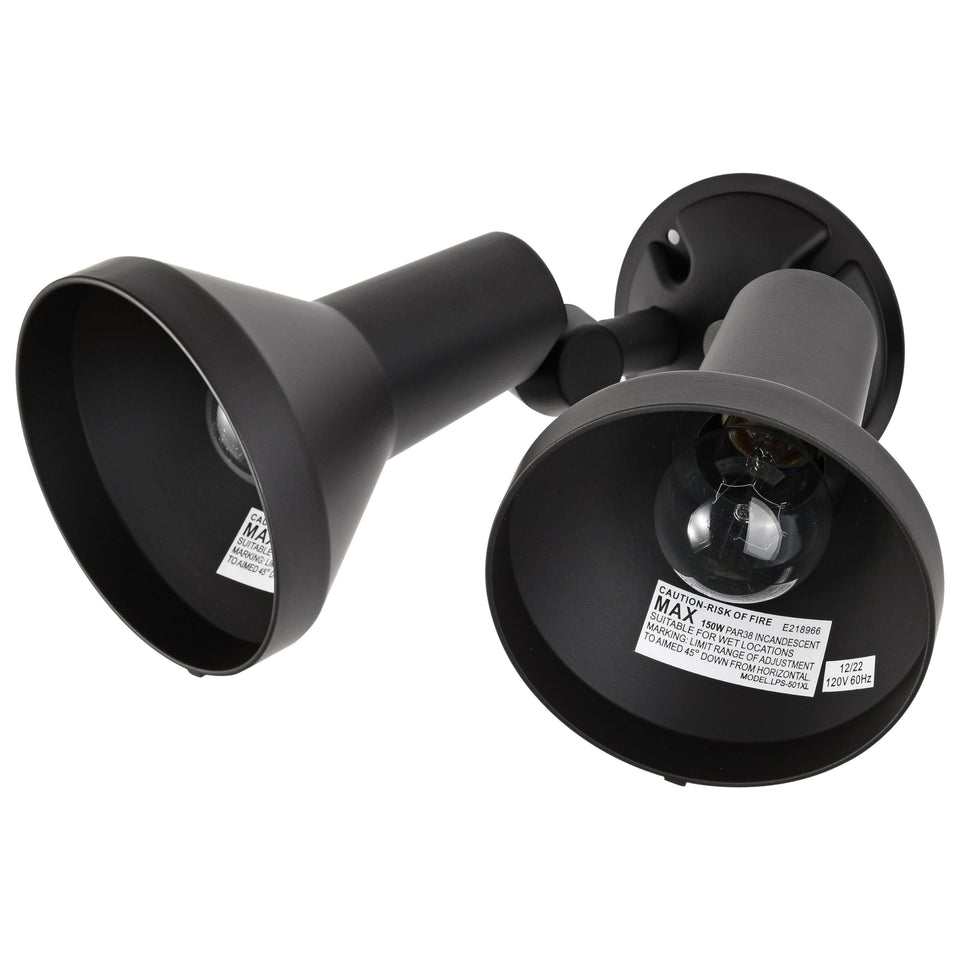 Nuvo SF77/495 outdoor floodlight in bronze wall mount enhances exterior illumination.