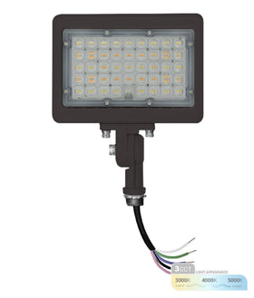 NUWATT 30W flood light with adjustable knuckle mount for precise outdoor lighting