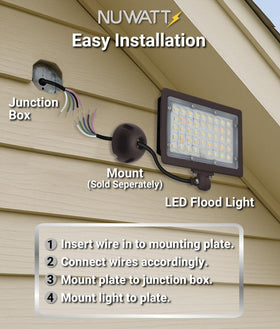 NUWATT 5-year warranty supports reliable outdoor lighting and factory-backed service