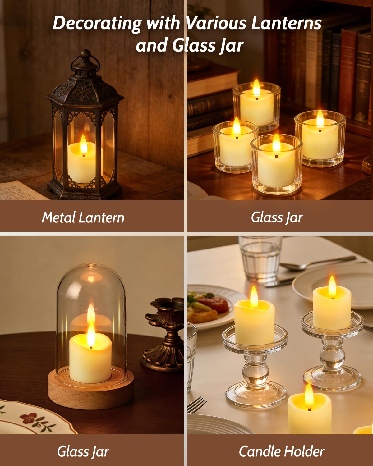 NVJGROP compact 1.5x2-inch candles fit small holders.