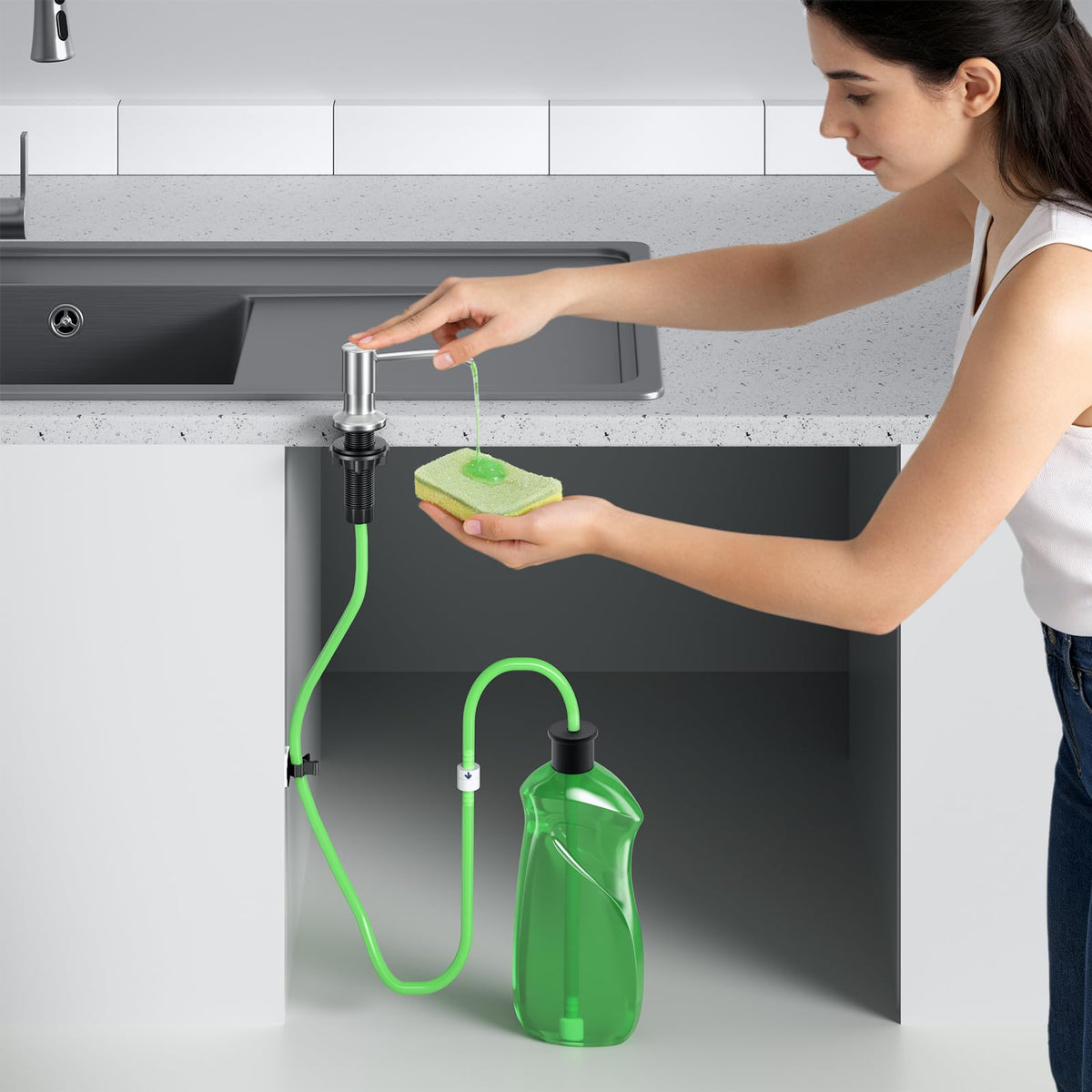 NVMTUUO compatible with large bottle refills reduces weekly refills