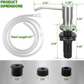 NVMTUUO 304 stainless steel body resists moisture in damp kitchens