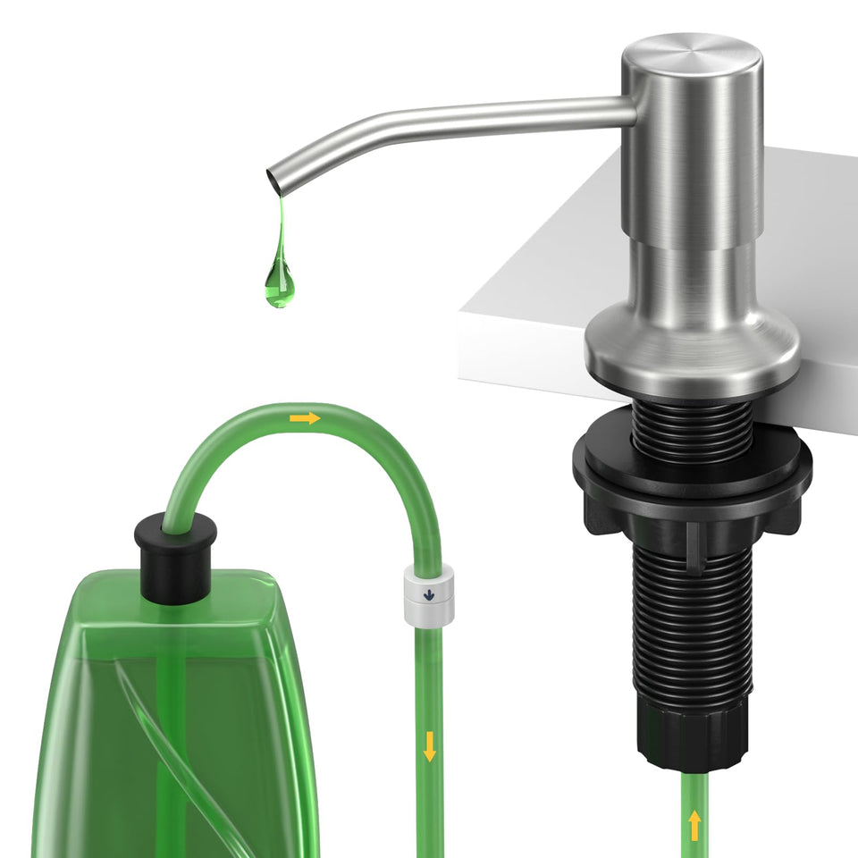 NVMTUUO kitchen sink dispenser built-in design for seamless refills
