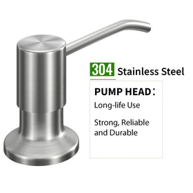 NVMTUUO long threaded tube fits deep countertops for versatile placement