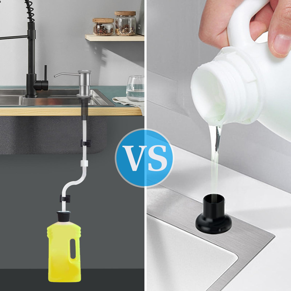 NVMTUUO punch-free cable ties tidy under-sink cables