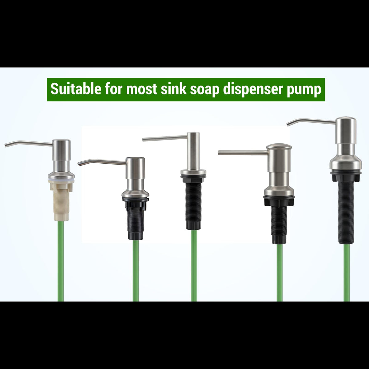 NVMTUUO soft silicone tube shows flexible under-counter routing