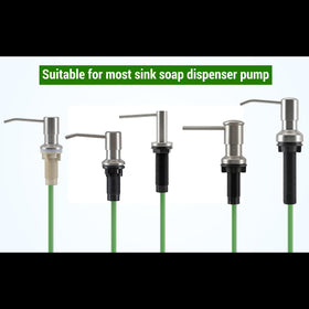 NVMTUUO soft silicone tube shows flexible under-counter routing