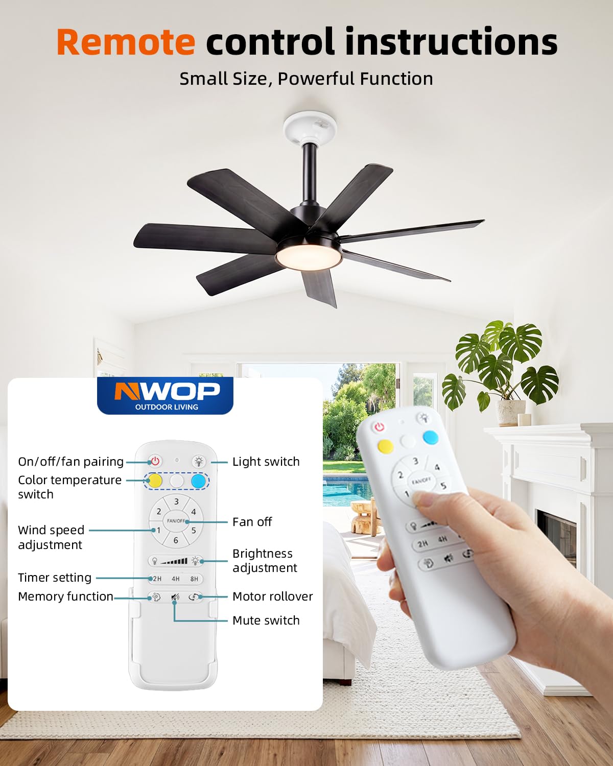 NWOP easy E26/E27 socket installation with extender included.