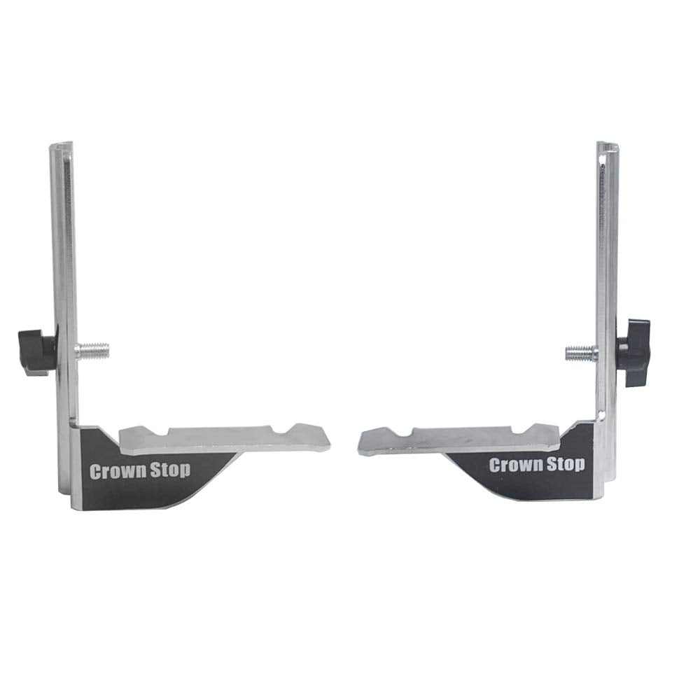 NXPOXS crown stop for Dewalt DW7084, right-side view, rugged adjustable fit for accuracy.