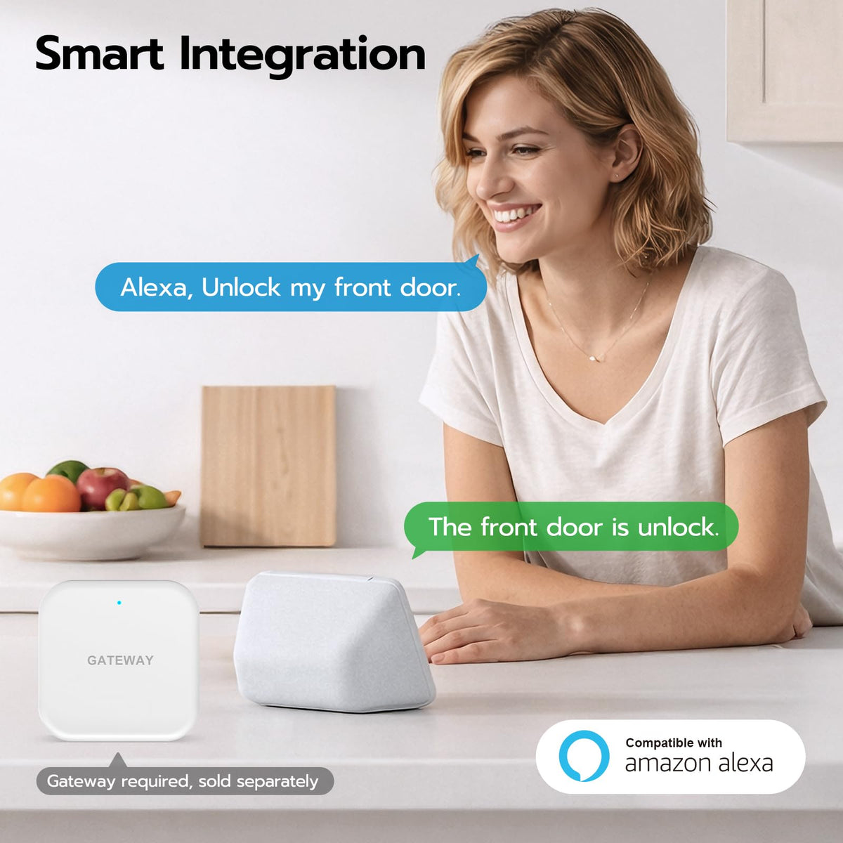 Nyboer Fingerprint Smart Door Lock key-fob adds quick wireless access