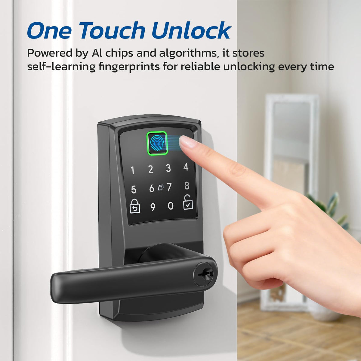 Nyboer keypad app control enabling remote entry management