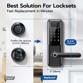 Nyboer WiFi door lock camera night vision for clear night footage