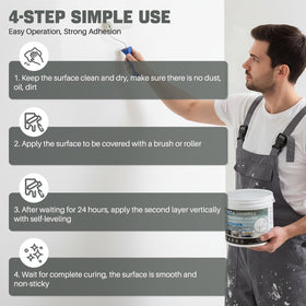NYBQ 2kg kit seals roofs, walls, and bathrooms against leaks