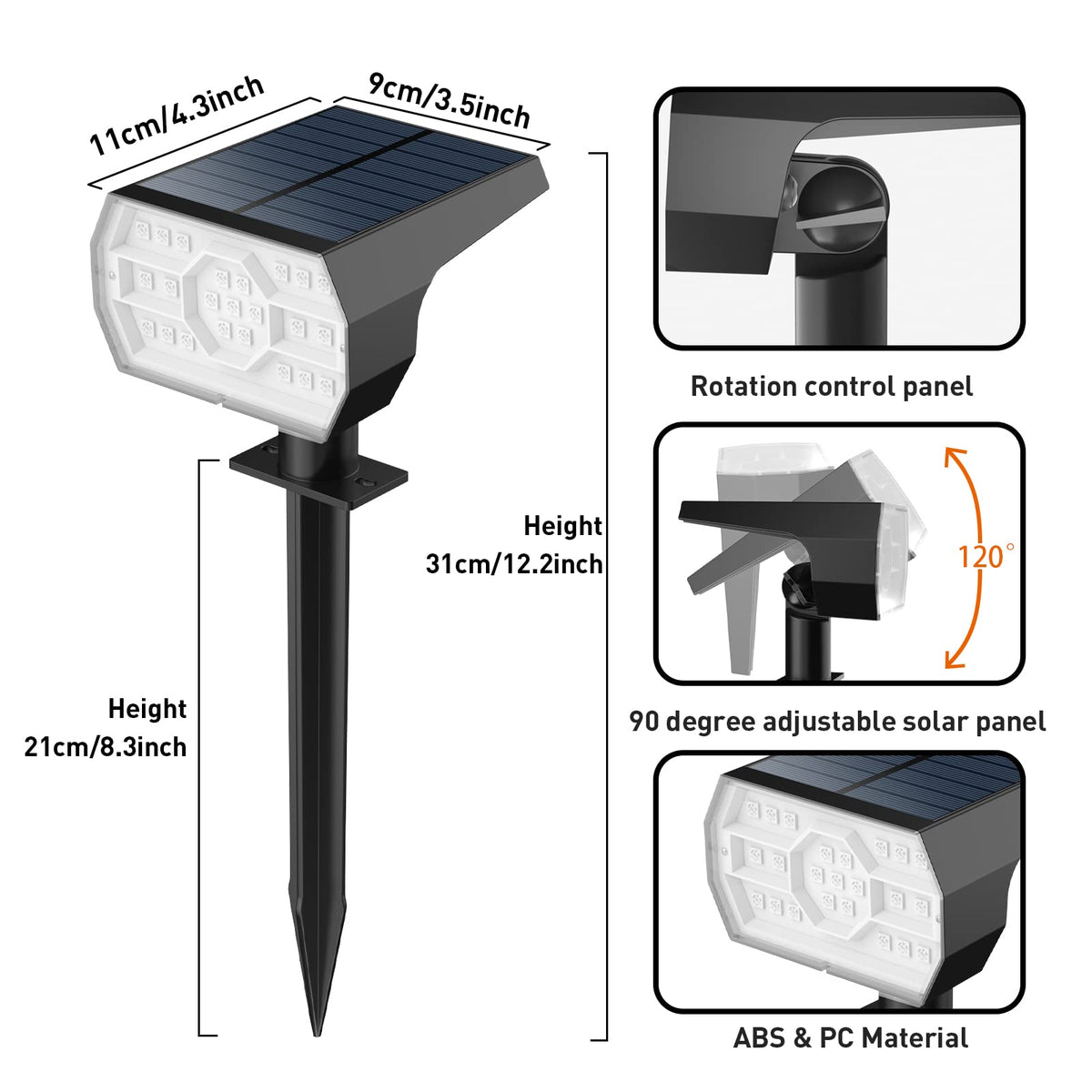 NYMPHY ground stakes enable quick landscape lighting setup