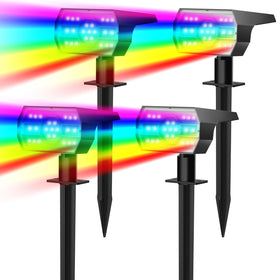 NYMPHY solar color changing lights panel-lit garden for vivid outdoor accents