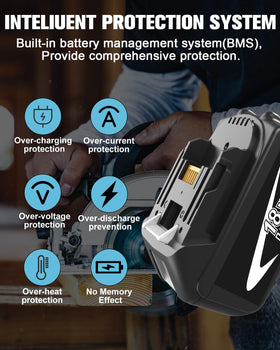Nyveyoo LED indicator on battery for quick charge status check