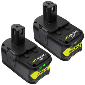 Nyveyoo 18V 8.0Ah battery for P108 extends Ryobi tool runtime.