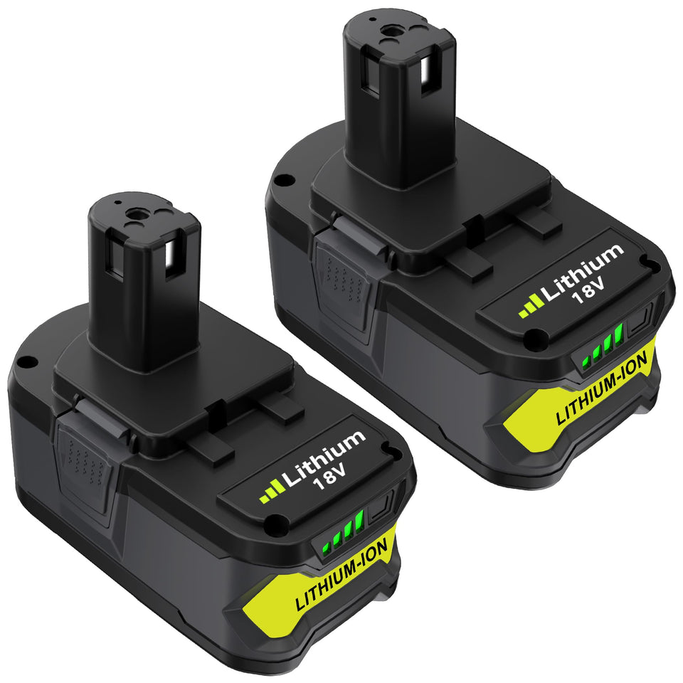 Nyveyoo 18V 8.0Ah battery for P108 extends Ryobi tool runtime.