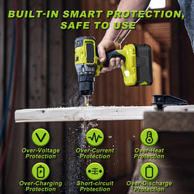 Nyveyoo 2-pack provides backup power for longer projects.