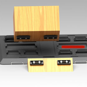 NyVoozy quick-install feet mounting design for fast setup.