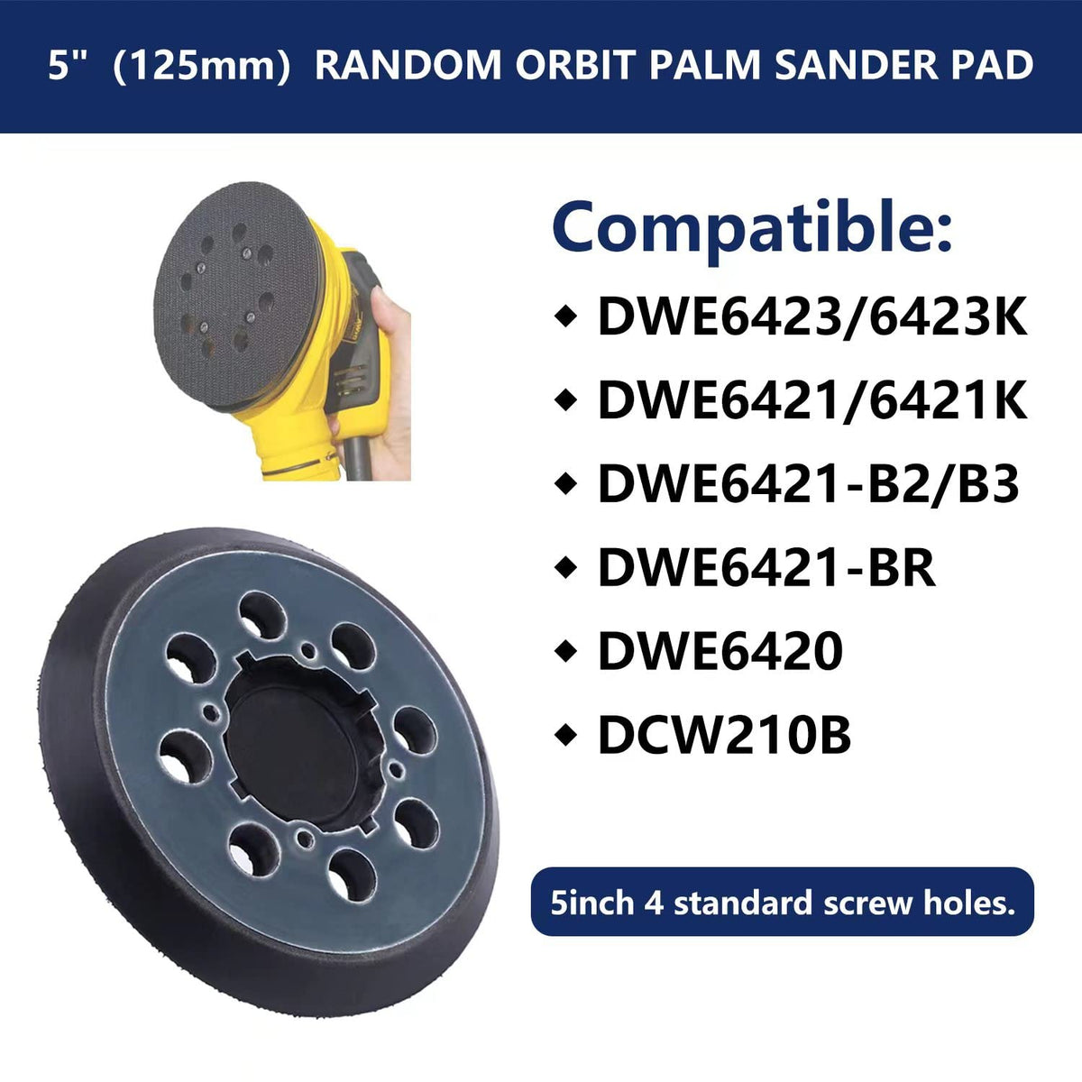 NYXCL 5in 8-hole sanding discs improve dust removal and finish consistency.