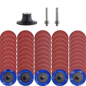 NYXCL Miroku 2in quick-change disc front view for fast metal grinding