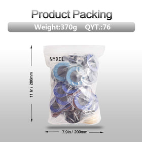 NYXCL aluminium oxide disc 80 grit for smoother finishing and prep