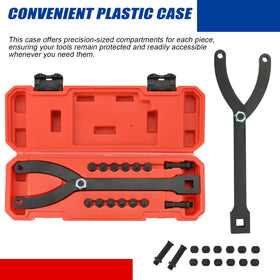 NYXOVA heavy-duty handle provides reliable torque for stubborn pulleys.
