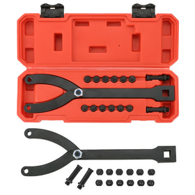 NYXOVA Variable Pin Spanner Wrench kit case keeps tools organized and portable.