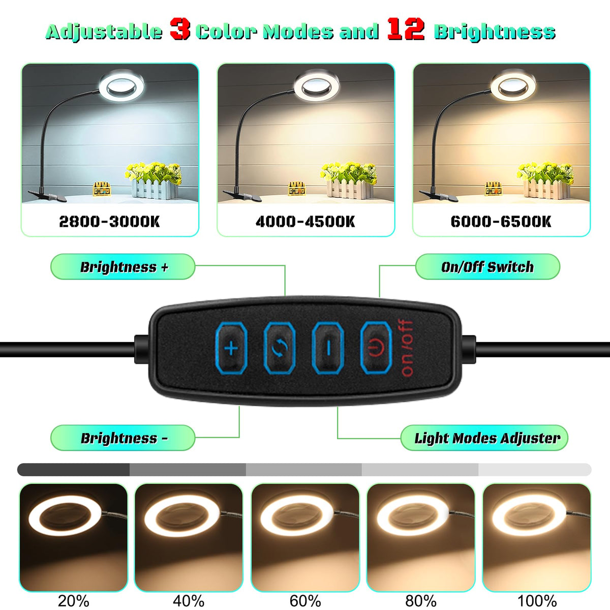 NZQXJXZ adjustable arm magnifier offers 360-degree freedom for crafts and repairs.