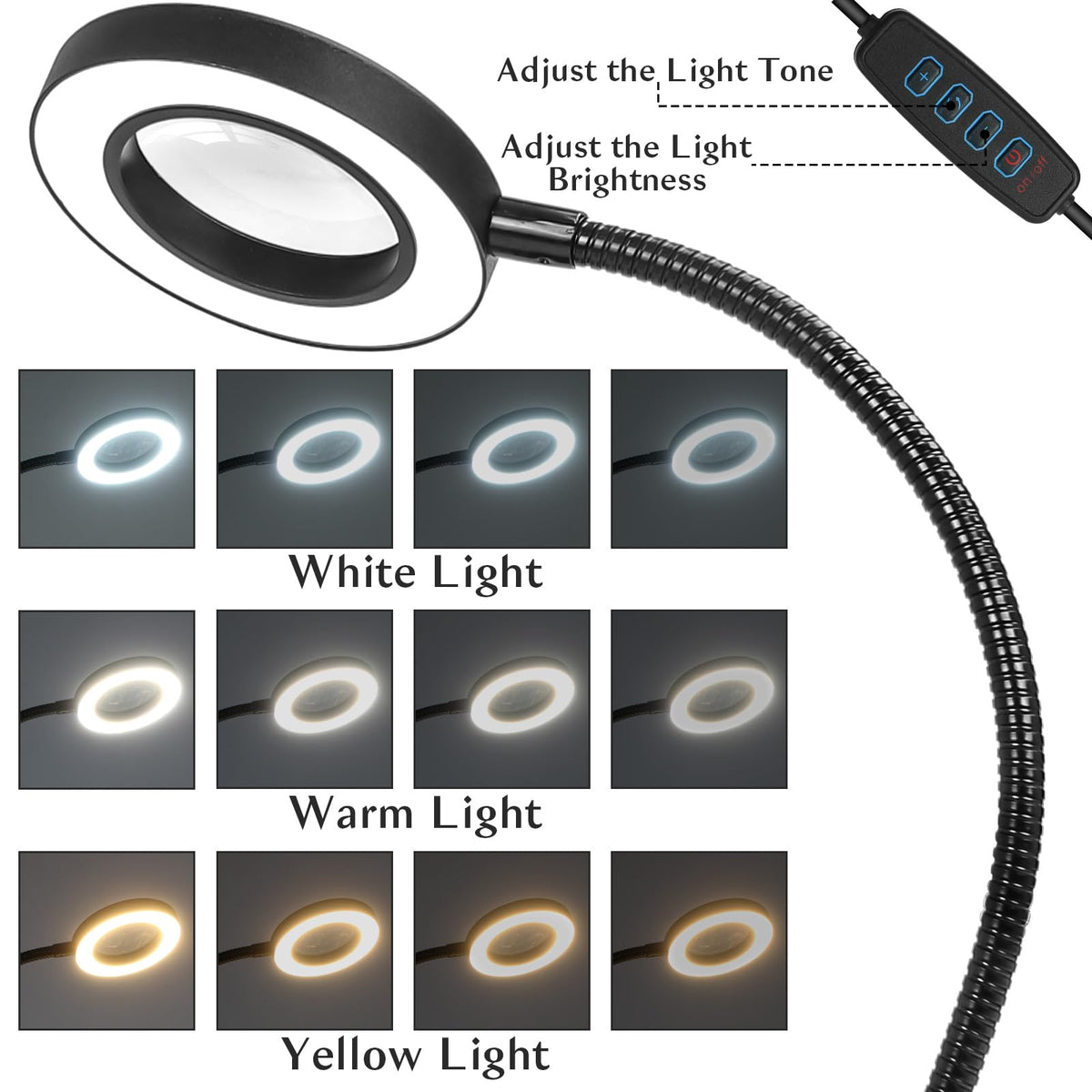 NZQXJXZ Helping Hands magnifying glass enhances detail visibility for tiny components.